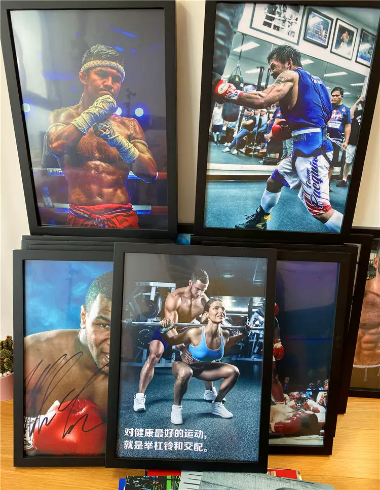 Плакат Olvila UFC звезда боя бриллиант боксинг боксинг рама паста обои MMA декор висячий