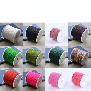 72号玉线手工编织绳中国结编绳线串珠绳手链红线绳子diy材料0.8mm