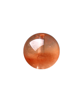 天然红兔毛红水晶散珠子手串手链