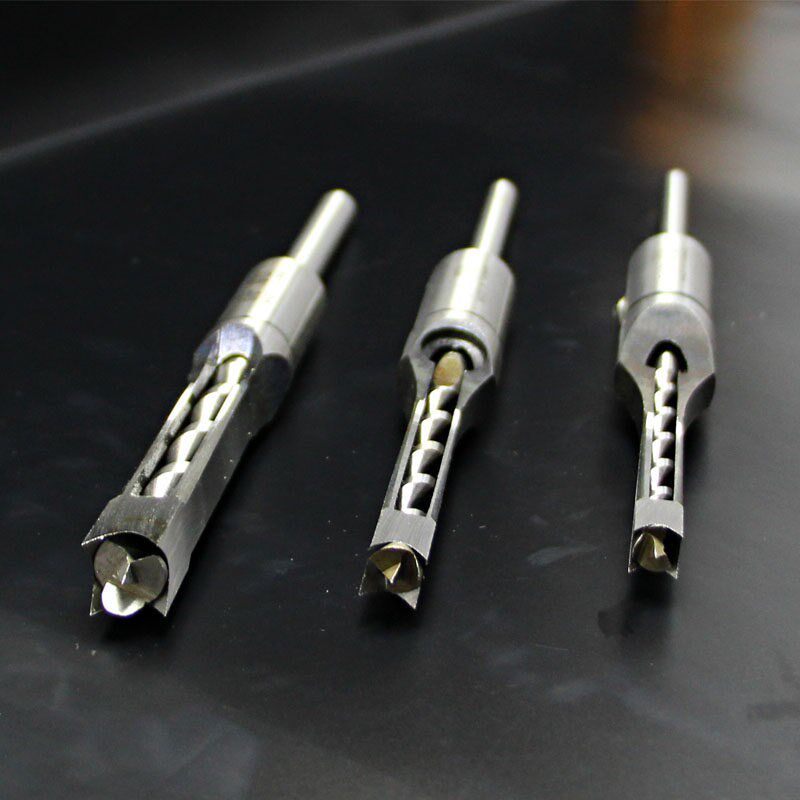 台湾进口名山麻花钻头木工钻孔方孔钻头沉头方眼钻钻孔器方钻正品