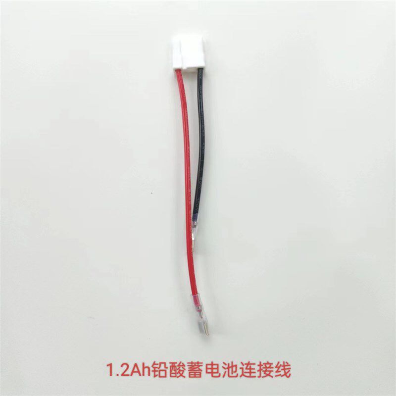 防火卷帘门控制器箱1.2Ah铅酸蓄电池与主板12V连接线铜芯电池线图片