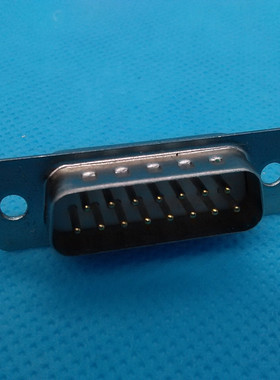 焊线式线对板DB15P连接器 车针镀金DB15P电源线接头 攀迪厂家直销