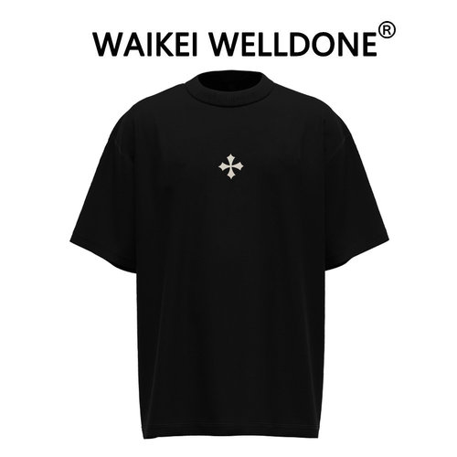 王嘉尔同款压胶立体WE11DONE短袖