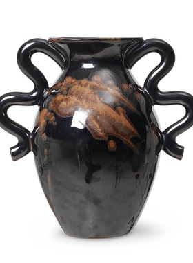 丹麦ferm LIVING Verso台面陶瓷花瓶水壶北欧家居摆件