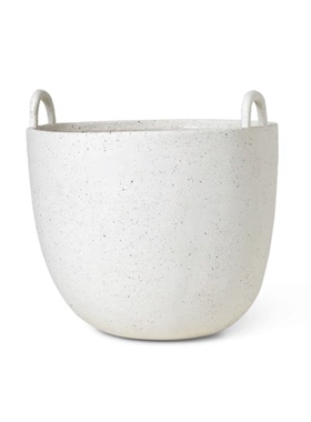 ferm丹麦Speckle系列室内陶瓷素色花盆