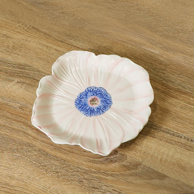 FQR LIVING英国ANIS FALABELLA手工绘画花卉造型陶瓷餐盘 甜品盘