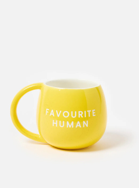 FQR LIVING英国FAVOURITE HUMAN帅气的AF橙色陶瓷斑点釉杯 咖啡杯