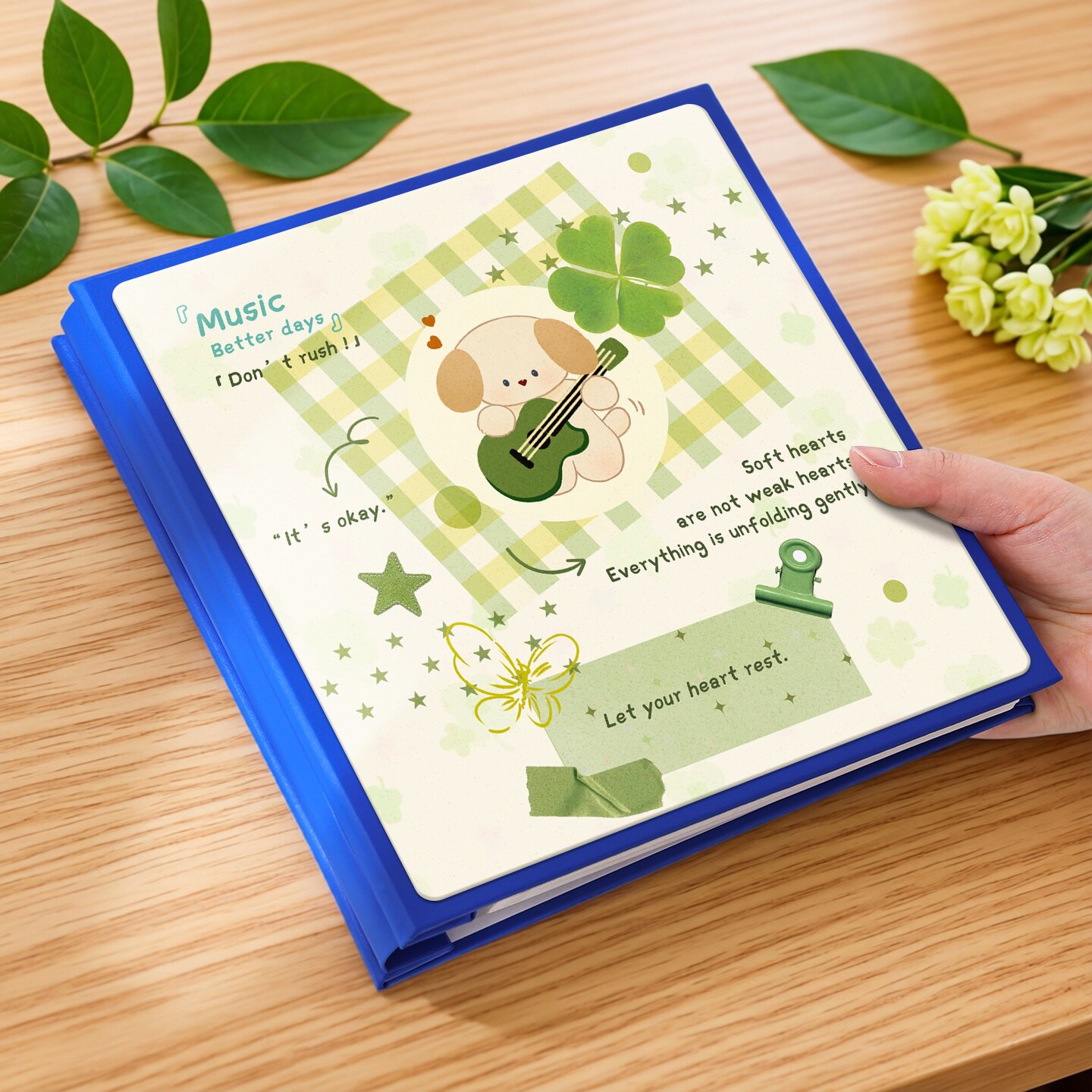 覆膜相册本diy自粘式影集345寸情侣恋爱照片收纳大容量拍立得相簿