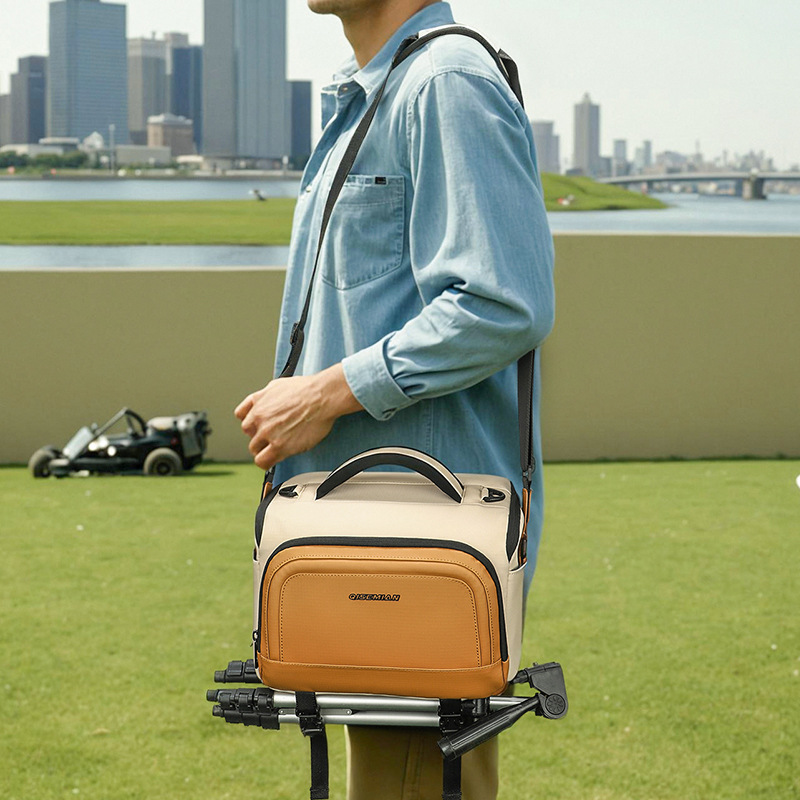 高颜值户外防水专业单肩相机包