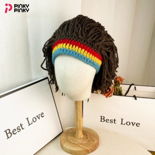 Pinky假发帽子新年礼物