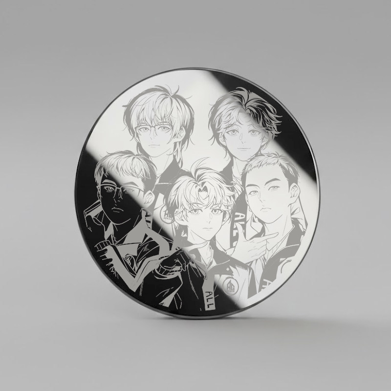 【AG官方正品】AG“一生钟轩帅”冠军年超大镜面徽章