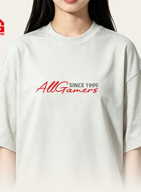 【AG官方正品】ALL GAMERS 潮流刺绣T恤