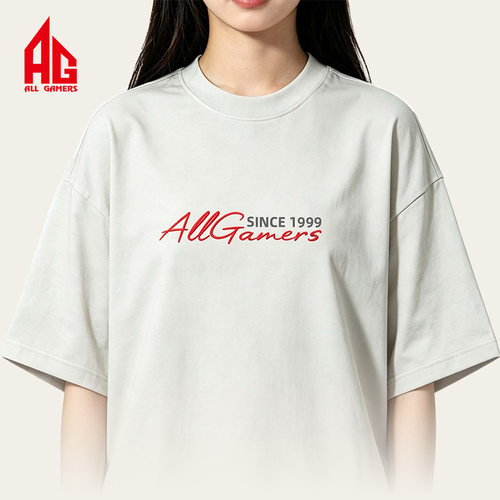 【AG官方正品】ALL GAMERS 潮流刺绣T恤