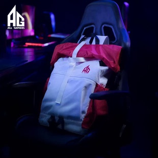 【AG官方正品】AG电竞红白双肩包