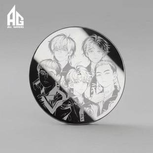 【AG官方正品】AG“一生钟轩帅”冠军年超大镜面徽章