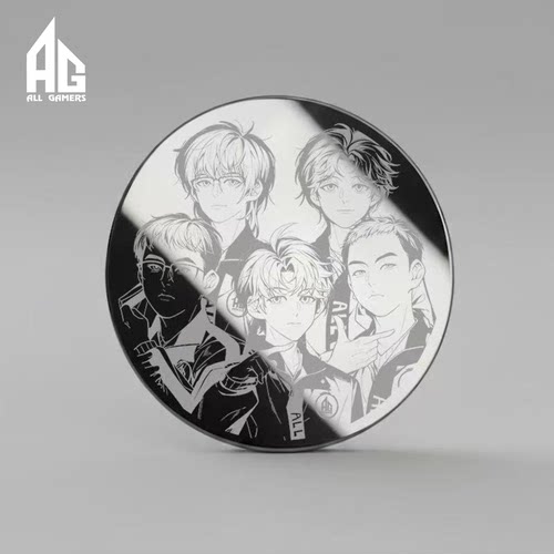 【AG官方正品】AG“一生钟轩帅”冠军年超大镜面徽章
