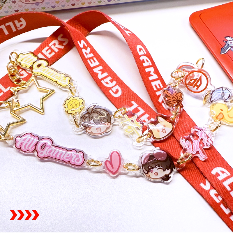 【AG官方正品】王者荣耀选手Q版亚克力挂链可爱挂链