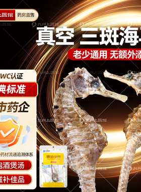 三斑海马干货一对中药材海龙泡酒公母配对中草药材店铺大全泡酒料
