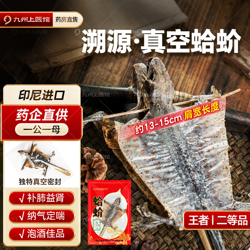干货大蛤蚧一对中药饮片药用蛤蚧