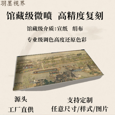 清王翚杨晋康熙乾隆南巡图古字