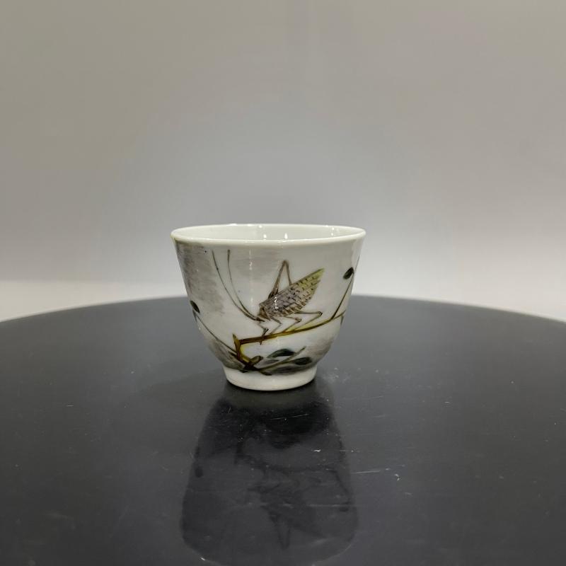 粉彩567老厂茶具茶杯瓷器