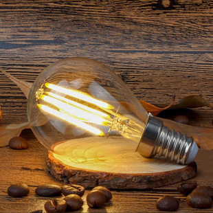 led爱迪生灯泡G45龙珠泡e14E27螺口节能高亮复古暖光护眼吊灯灯泡