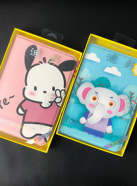 迪彩PC卡通适用于2022ipad10 11彩绘保护套air3 儿童动漫皮壳子mini123456硬底平板套10.2/10.5/9.7寸