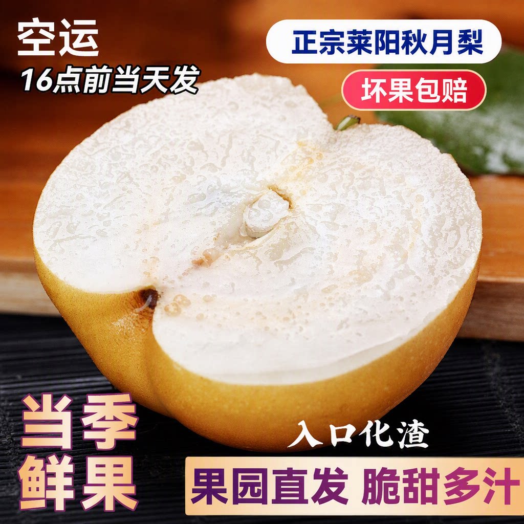 正宗山东莱阳秋月梨礼盒