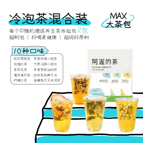 冷泡茶10种口味混合装独立包装