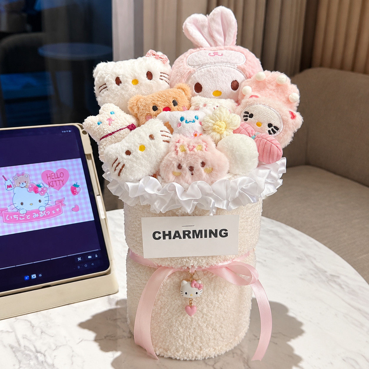 helloKitty猫毛绒玩偶花束生日礼物送女友闺蜜女生同学儿童情人节