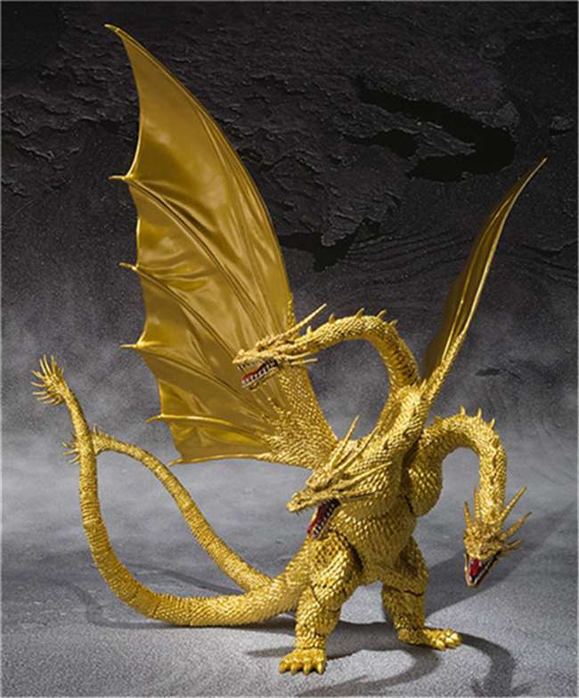 正品周边哥斯拉2怪兽之王基多拉魔斯拉手办模型超可动玩具机箱摆