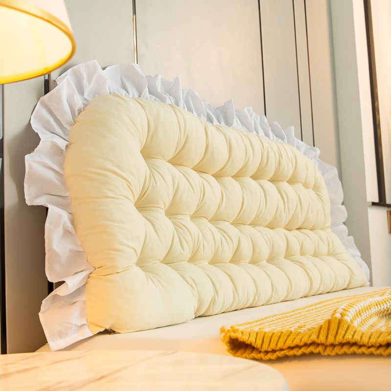 速发机舍床头靠垫大学生寝护床上玩手宿枕头懒人大靠背软包护腰室