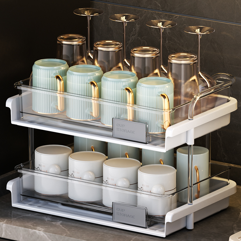 速发水杯物纳置收架杯架子放杯子茶杯架家用茶具收纳架咖啡水沥杯