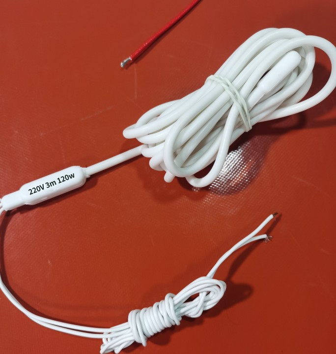 速发冷藏库排水管 防冻化霜加热线 防水矽橡胶加热丝 发热电加热