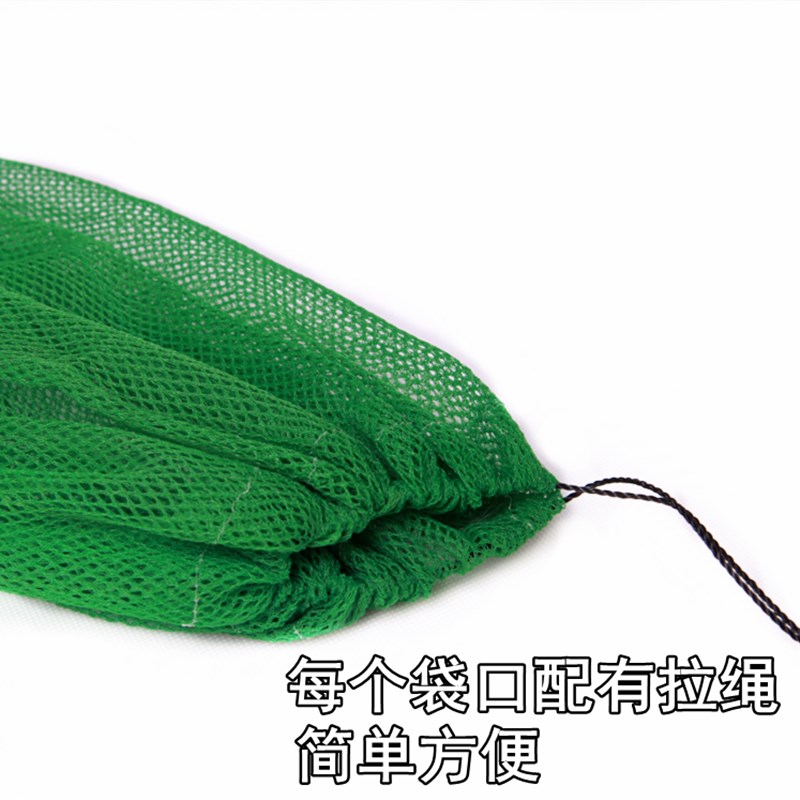 速发便携式迷你小简易鱼护方便装鱼网袋小型网兜小号尼龙编织溪流