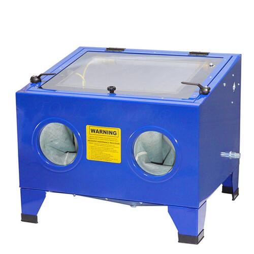 速发90升喷砂机便携小型高压桌面小形除锈翻新五金机械90L喷沙机