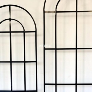 速发婚庆铁风拱形背景花田喜事屏艺婚礼迎宾区饰置花架门橱窗装布