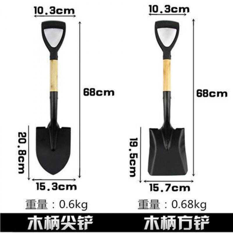 新品铲子铁c铲农用工具户外农具铁锹挖土迈越家用钢锹钢铲雪工具