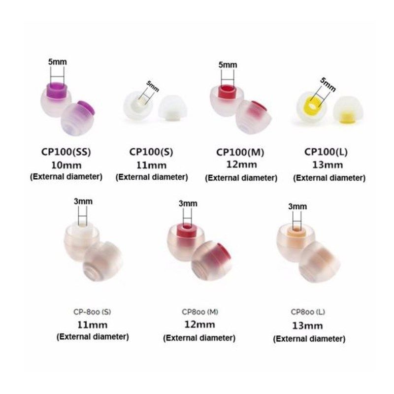 速发DUNU SpinFit CP100 CP800 CP220 CP230 CP240 In ear Earpho