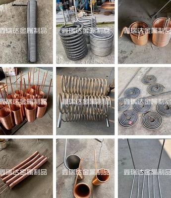 速发厂销紫铜盘管04不锈钢无缝管换热器蒸发器加热冷却管折弯管加