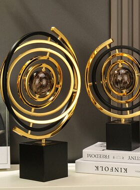 速发简约跨境装厅饰品摆件轻奢高档酒柜玄关办公室客软艺术品