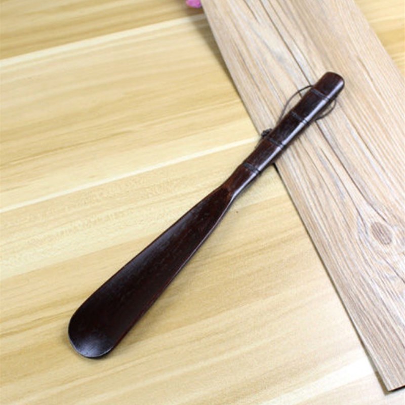 速发鞋拔子胡桃木长柄家用孕妇穿鞋神器长把提鞋器实木高端老人穿