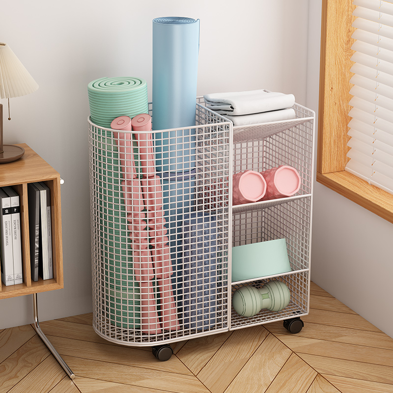 速发瑜带垫收纳筐伽轮运动健轴器械收纳神器泡沫身哑铃篮球夹缝置