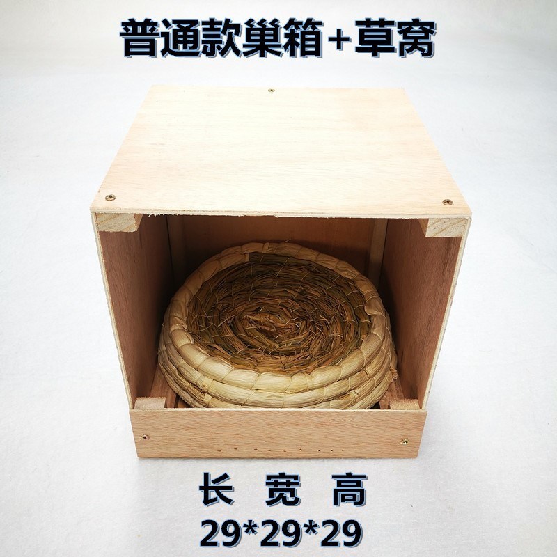 速发鸽子巢箱窝室内外可挂木制质繁殖孵化防打扰配对放飞笼鸽具宠