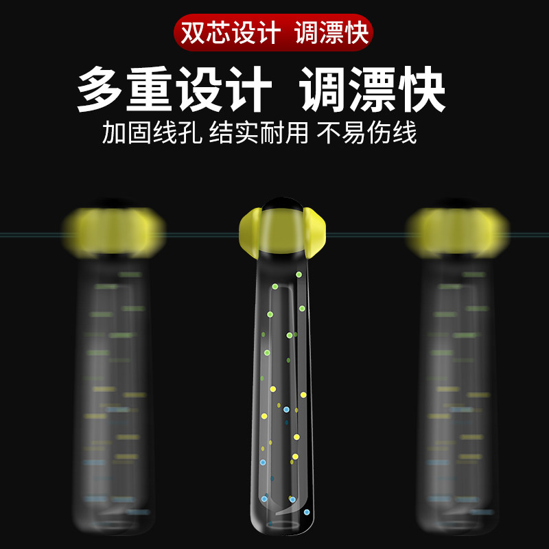 速发迷彩双芯漂座硅胶倍力浮漂座鱼漂底座立漂座票插钓鱼竞技漂坐