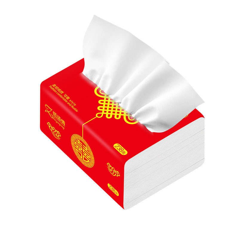 速发结婚专用抽纸红色包装喜庆餐巾纸小包整箱纸巾喜字批喜宴婚庆