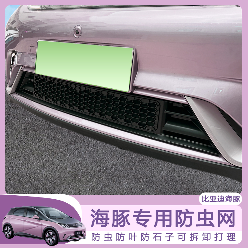 速发适用于比亚滤海豚前挡防虫网改装车中网过迪防蚊配件用品