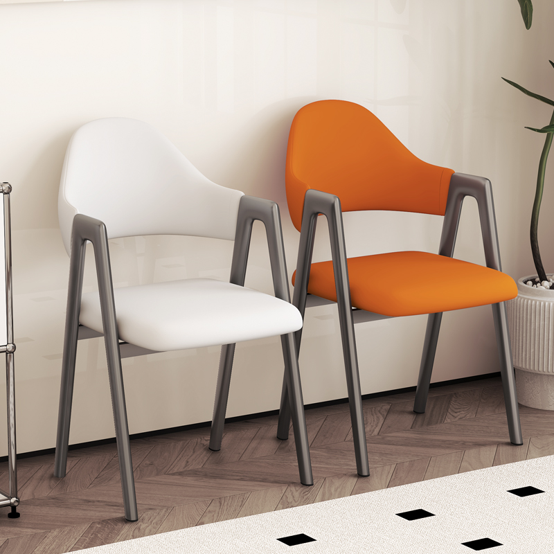 速发饭桌椅家用餐厅铁艺餐椅店饮餐椅子奶茶店凳子快餐店商用椅子