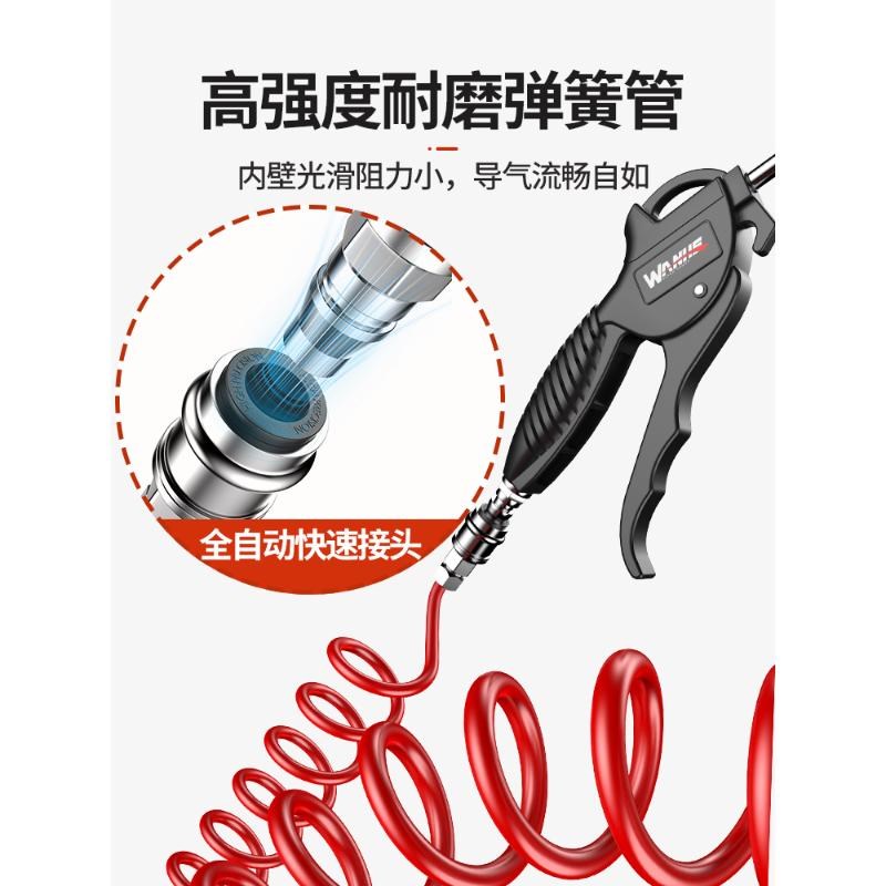 速发高压吹气尘枪风枪工具空压机气管枪压缩喷气货车驾驶室除尘枪