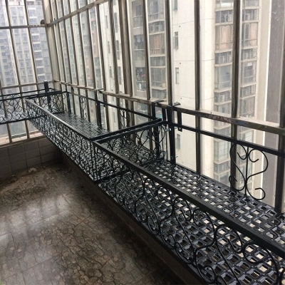 速发式挂台花盆架悬挂台墙壁花架客打孔免厅架子花盆窗台挂式多层